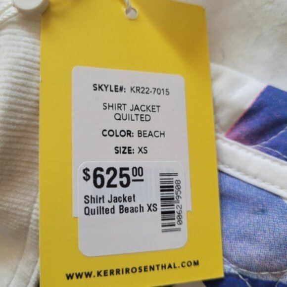 Kerri Rosenthal Quilted Beach Shacket Size XS - Picture 8 of 11